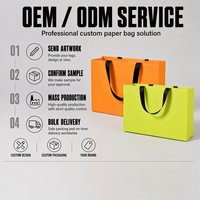 Sac cadeau en papier personnalisé avec votre propre logo pour boutique, vêtements, chaussures, avec poignée en ruban