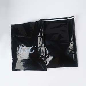 Sac de Courrier Biodégradable Noir avec Logo Personnalisé, Auto-Adhésif, Résistant aux Chocs, Imprimé pour Emballage - Product Image 2