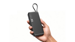 พาวเวอร์แบงค์ 20000mAh 65W ชาร์จเร็ว พร้อมสาย Type C ในตัว สำหรับชาร์จแล็ปท็อปแบบพกพา - Product Image 1
