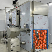 Nouveau Four à Fumage à Vapeur Automatique Commercial Aimeida en Acier Inoxydable avec Contrôle Précis de la Température pour la Transformation des Fruits de Mer et de la Viande