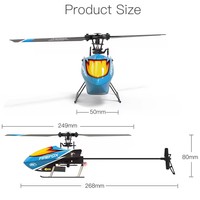 C129 Micro RC helicóptero 4CH RTF automático estable un clic 3D Flip hélice única sin alerón simulación avión modelo Juguetes