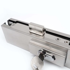 Bền cửa kính không khung phụ kiện-cửa Dưới khóa bản vá phù hợp với Brass Key Dễ dàng cài đặt thông qua vít - Product Image 5
