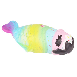 TPE Slow Rebound Fish Ice Cream Toy Soft <b>Squishy</b> Fidget For Kids Age 5 To 7 Years Unisex - Product Image 3