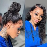 Perruques en dentelle transparentes HD en gros, cheveux humains vierges péruviens, sans colle, avec baby hair, longues, toutes couleurs, teintables, pour femmes