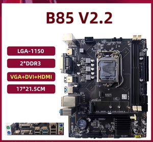 เมนบอร์ดใหม่เอี่ยม B85 H81 LGA1150 Intel รุ่นที่ 4 I7/I5/I3 พร้อม DDR3 คู่ SATA USB3.0 พอร์ต DVI สำหรับเดสก์ท็อป - Product Image 2