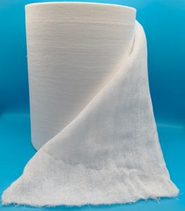 ผ้าฝ้าย100% Hydrophilic วัตถุดิบทางการแพทย์ผ้าโปร่งม้วนปลอดเชื้อ4ชั้นผ่านการรับรอง CE - Product Image 3