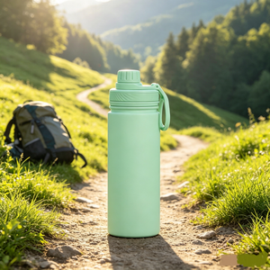 <span class=keywords><strong>Borraccia</strong></span> Termica in Acciaio Inox con Doppio Coperchio, Regalo di Natale per Ragazze, Bottiglia per Palestra, Thermos per Bevande Calde e Fredde, Logo Personalizzabile - Product Image 4
