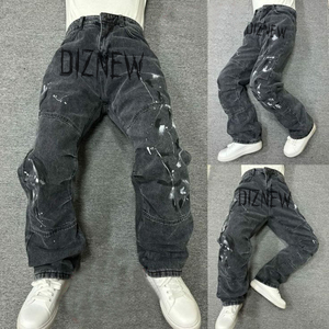 Per DiZNEW 2025 Jeans da <span class=keywords><strong>uomo</strong></span> vendita diretta in fabbrica normale Design traspirante multicolore semplice con decorazione a bottone per la primavera - Product Image 3