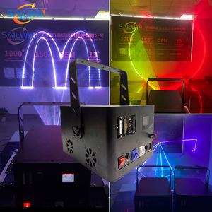 Proyector de Luz Láser RGB 3D ILDA de 15W, Iluminación para DJ, Escenarios, Clubes, Eventos, Bares, Actuaciones en Vivo, Festivales y Celebraciones (Stock Europeo) - Product Image 1