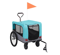 Remorque à vélo et poussette de jogging 2-en-1 pour bébé ou animal de compagnie pour le camping, la marche, la randonnée et le vélo.