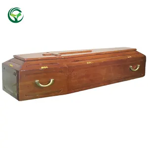Pasokan harga rendah peti mati pemakaman dan peti mati Eropa Yunani Italia Kristus kayu peti mati popler pinus Ashtree kopi kayu