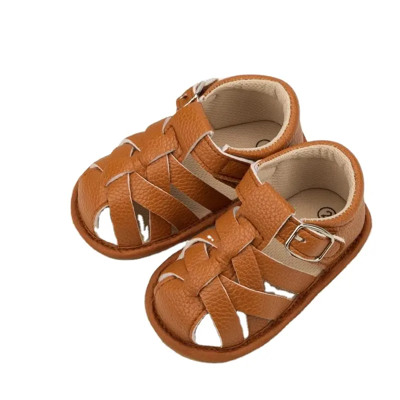 Sandali estivi per bambini scarpe da bambina per neonato suola morbida in gomma antiscivolo bambino primo camminatore culla neonato