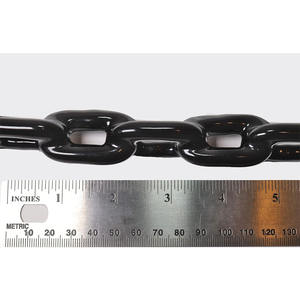 Catena di ancoraggio nera galvanizzata per la nave collegamento marino U2 AM/U3 catena di trascinamento saldata finita zinco - Product Image 4