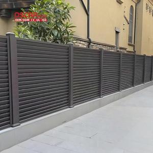Valla <span class=keywords><strong>de</strong></span> Aluminio para Jardín, Césped, Patio y Terraza, con Alta Tracción, Bajo <span class=keywords><strong>Mantenimiento</strong></span>, Privacidad Total o Media - Product Image 1