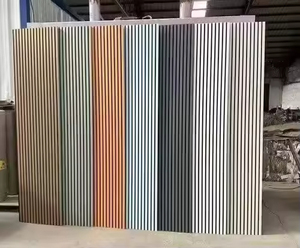 แผ่นอะคูสติกดีไซน์ทันสมัย วัสดุ MDF ปลอดภัย เหมาะสำหรับตกแต่งผนังห้องนอน โรงแรม ห้องนั่งเล่น ลายไม้สลัก - Product Image 3