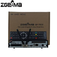 Super Gros ZGEMMA H9 TWIN 4K UHD Numérique Linux OS E2 Récepteur Satellite Numérique DVB-S2X + S2X Double Tuners