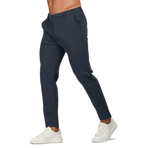 맞춤 로고 드롭쉬핑 캐주얼 비즈니스 도매 바지 슬림 치노 팬츠 남성용 - Product Image 3