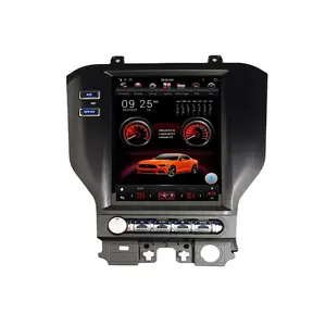 4 + 64 אנדרואיד 9 טסלה מסך רכב רדיו נגן מולטימדיה DVD לרכב נגן ניווט GPS עבור פורד מוסטנג 2014-2019
