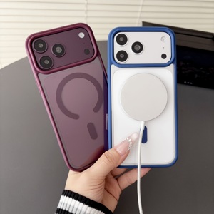 <span class=keywords><strong>Coque</strong></span> de téléphone rigide <span class=keywords><strong>transparente</strong></span> en TPU + acrylique pour <span class=keywords><strong>iPhone</strong></span> 18 Pro <span class=keywords><strong>11</strong></span> 12 13 14 15 16 17 Pro Max, compatible avec la charge sans fil, magnétique, fine - Product Image 3