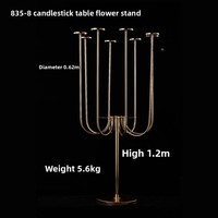 Y-Q006 Vente en gros de centres de table pour mariage, décorations de table, fleurs de table en cristal, vases, centres de table pour tables de mariage
