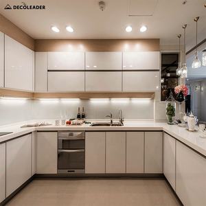 In Stile <span class=keywords><strong>francese</strong></span> di Colore Bianco Armadio Da <span class=keywords><strong>Cucina</strong></span> Della Lacca Meuble <span class=keywords><strong>Cucina</strong></span> con Isola - Product Image 2