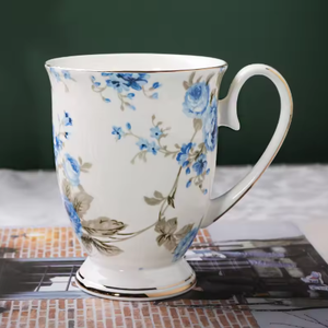 300ML Elegant 300ML Fine Bone China <b>Espresso</b> <b>Cup</b> Porcelain Ceramic Wedding Present Mug Royal Business Gift Coffee <b>Cups</b> - Product Image 5
