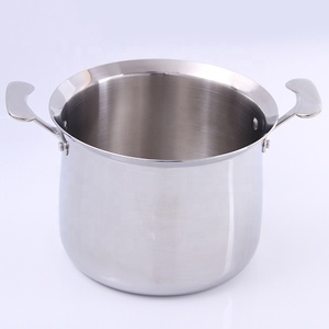 Casserole à large bord d'usine OEM Marmite à induction Marmite à soupe 3 plis Marmite à trois plis en acier inoxydable 304 - Product Image 4