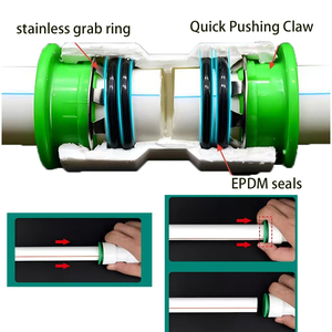 Connecteurs PPR Entenco, raccords rapides <span class=keywords><strong>pour</strong></span> buses de brumisation à flexion libre de 8 mm, <span class=keywords><strong>tuyau</strong></span> de 20 cm, tuyaux d'eau, système de brumisation - Product Image 6