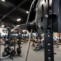 Câble de poulie de fitness SOLITE 5 mm en nylon enduit 7x19, corde en acier résistante à l'usure pour machine de gym
