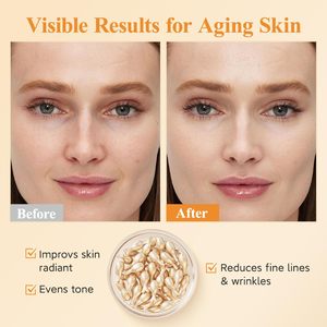 Cápsulas de Suero <span class=keywords><strong>Facial</strong></span> con Vitamina C para el Tratamiento de Líneas Finas, Hidratante, Unificador del Tono de la Piel, Antienvejecimiento - Product Image 5