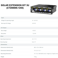 Kit d'extension de chargeur solaire 3U redresseur d'étagère Flatpack2 Eltek DC Power System (CTZ00000.1255)