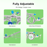 Monture d'essai optique universelle en titane Aist Optics UTF-4880 pour optométrie ophtalmique (Chine)
