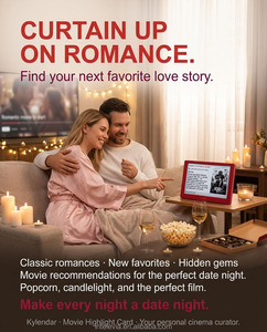 Cadeau de la Saint-Valentin Intelevia, calendrier intelligent, <span class=keywords><strong>carte</strong></span> de message d'amour, écran E-Ink de 7 pouces, Wi-<span class=keywords><strong>Fi</strong></span>, rappel automatique des jours fériés, météo en temps réel, envoi - Product Image 5