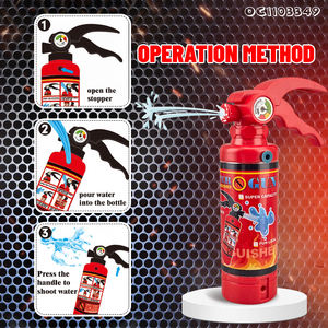 เครื่องดับเพลิงปืนฉีดน้ำแบบใหม่สำหรับเด็กปืนยิงพลาสติก - Product Image 3