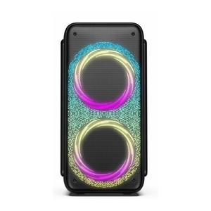 Enceinte Karaoké Portable 60W RMS, Double Haut-parleurs 6.5 Pouces, Lumière Ambiante LED, Idéale pour la Danse de Groupe/Fêtes à Domicile - Product Image 1