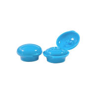 Capuchon à rabat en forme de champignon de 24 mm, facile à ouvrir, en plastique, à fermeture à pression, anti-fuite, surface lisse, pour produits de polissage corporel