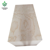 Contreplaqué en bois dur de pin et peuplier de qualité supérieure 4x8 18mm E2 sans formaldéhyde, fabriqué à Linyi, idéal pour le mobilier et le coffrage