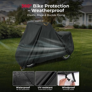 Housse de tricycle pour vélo adulte, housse de tricycle électrique robuste 420D, imperméable, protection solaire et anti-pluie pour l'extérieur - Product Image 4