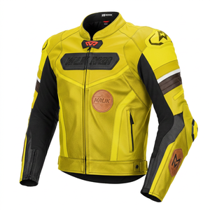 Chaqueta de Motocicleta de Cuero Personalizada con MOQ Bajo, Transpirable, Perforada, Anti-UV, Estampada, Tallas Grandes, Tu Diseño, Nuestra Artesanía - Product Image 2