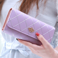 Neue Lange Damen-Geldbörsen Niedliche Modische Multifunktionale Clutch Damen-Portemonnaie Kartenhalter Luxuriöse PU-Leder Damengeldbörsen