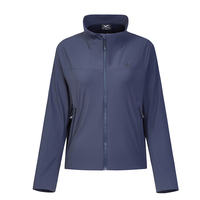 Veste softshell légère pour femme avec logo personnalisé, résistante au vent, col montant, tissu extensible pour le trekking, le camping et les activités quotidiennes en plein air