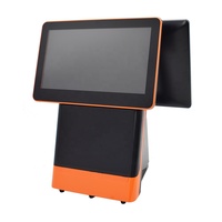 Système de point de vente tout-en-un TS-15611630 15,6"+11,6" I5 8ème génération Double écran tactile Windows 8 Go/16 Go Caisse enregistreuse pour restaurants cafés