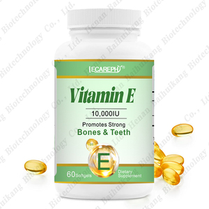 天然ビタミン<span class=keywords><strong>E</strong></span>オイルソフトゲルカプセルサプリメント10000IU D-Alphaトコフェリル酸化防止剤 - Product Image 1