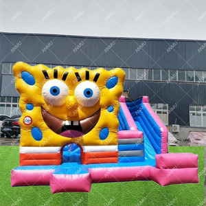 Castillo Inflable de Alta Calidad para Exteriores, Casa de Brinco Inflable con Diseño de Dibujos Animados - Product Image 1