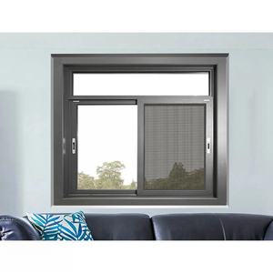 Fenêtre en aluminium à rupture de pont thermique, <span class=keywords><strong>double</strong></span> <span class=keywords><strong>vitrage</strong></span> moderne, insonorisée, certifiée Energy Star, sur mesure pour villa et hôtel - Product Image 5