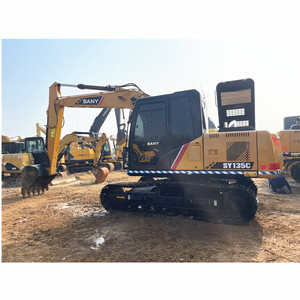 Excavadora Hidráulica Usada SANY SY135C, Miniexcavadora para Movimiento de Tierras, Excavadora de Construcción de Segunda Mano SY135 135C, Máquina SANY - Product Image 3