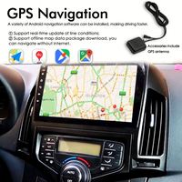 8+128 Go Android 13 Commande vocale IA CarPlay sans fil Tableau de bord USB pour I30 2006-2011 Lecteur multimédia vidéo GPS Navigation