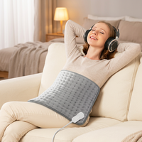 Новинка! Электрический греющий коврик XL 60x30 см из уютного флиса для всего тела
