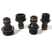 Raccords rapides pour tuyau d'arrosage de 3/4 1/2 pouce avec filetage BSP US en PVC, installation facile pour l'irrigation des jardins et des patios