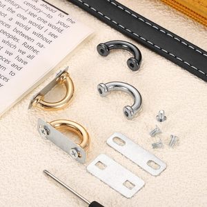 Uxcell Pcs Arch Bridge Buckle Metal D Ring Connector Buckles Shackle X X Mm X X Mm For Bag Hanger Purse Strap DIY Craft Light Go - Product Image 4